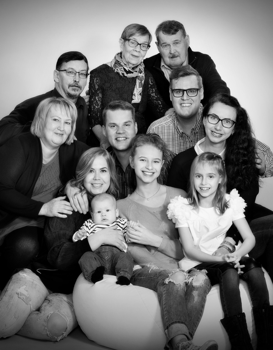 Perhe- ja ryhmäkuvaus - Valokuvaaja Turku - Studio Liikkuva